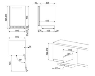 Встраиваемый винный холодильник Смег CVI138LS3 фото 4 в Краснодаре Встраиваемый винный холодильник Smeg CVI138LS3 фото 4 в Краснодаре