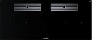 Индукционная варочная поверхность с вытяжкой Kuppersbusch KMI 12850.0 SR-S Silver Chrome фото в Краснодаре