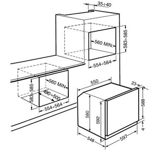 Духовой шкаф Смег SF6922PPZ фото 2 в Краснодаре Духовой шкаф Smeg SF6922PPZ фото 2 в Краснодаре