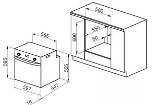 Духовой шкаф Кертинг OKB 9123 CMGN фото 2 в Краснодаре Духовой шкаф Korting OKB 9123 CMGN фото 2 в Краснодаре