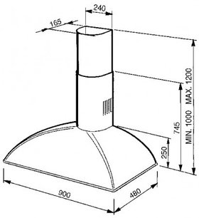 Вытяжка Смег KSE89RA2 фото 4 в Краснодаре Вытяжка Smeg KSE89RA2 фото 4 в Краснодаре