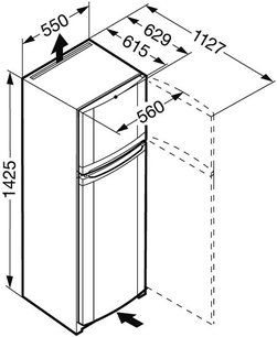 Холодильник Либхер CTesf 2441 Comfort фото 2 в Краснодаре Холодильник Liebherr CTesf 2441 Comfort фото 2 в Краснодаре