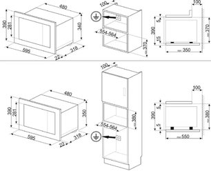 Встраиваемая микроволновая печь Смег FMI120N2 фото 4 в Краснодаре Встраиваемая микроволновая печь Smeg FMI120N2 фото 4 в Краснодаре