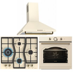 Gorenje (варочная панель GW6D42CLI + духовой шкаф BO6735CLI + вытяжка WHC63CLI) фото в Краснодаре Gorenje (варочная панель GW6D42CLI + духовой шкаф BO6735CLI + вытяжка WHC63CLI) фото в Краснодаре