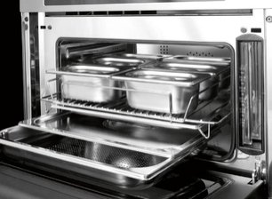 Встраиваемый комбинированный паровой шкаф Fulgor Milano LCSO 4511 TC WH фото 2 в Краснодаре