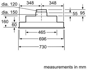 Встраиваемая вытяжка Бош DHL755BL фото 4 в Краснодаре Встраиваемая вытяжка Bosch DHL755BL фото 4 в Краснодаре