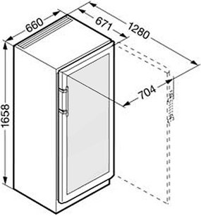 Винный шкаф Liebherr WK 4127 Vinothek фото 3 в Краснодаре