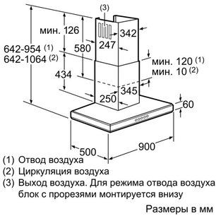 Вытяжка Нефф D79FL86N0 фото 3 в Краснодаре Вытяжка Neff D79FL86N0 фото 3 в Краснодаре