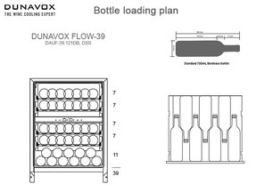 Встраиваемый винный шкаф Dunavox DAUF-39.121DMB фото 4 в Краснодаре