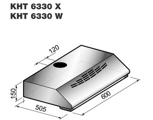Вытяжка Кертинг KHT 6330 X фото 2 в Краснодаре Вытяжка Korting KHT 6330 X фото 2 в Краснодаре