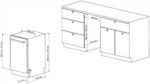 Встраиваемая посудомоечная машина Korting KDI 45488 фото 4 в Краснодаре