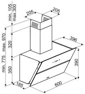 Наклонная вытяжка BRANDT BHV2673XB фото 4 в Краснодаре Наклонная вытяжка BRANDT BHV2673XB фото 4 в Краснодаре