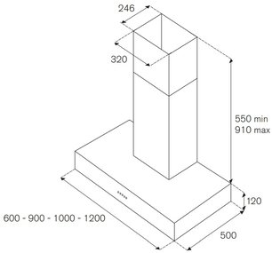 Вытяжка Бертаззони K120CONXA фото 2 в Краснодаре Вытяжка Bertazzoni K120CONXA фото 2 в Краснодаре