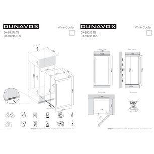 Винный шкаф Дунавокс DX-89.246TSS фото 3 в Краснодаре Винный шкаф Dunavox DX-89.246TSS фото 3 в Краснодаре