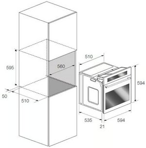 Духовой шкаф Фулгор Милано FQO 6010 P MT X фото 2 в Краснодаре Духовой шкаф Fulgor Milano FQO 6010 P MT X фото 2 в Краснодаре