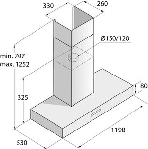 Вытяжка Asko CW4176 S фото 4 в Краснодаре