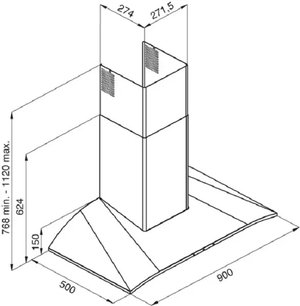 Вытяжка Де Дитрих DHD 556 XE 1 фото 4 в Краснодаре Вытяжка De Dietrich DHD 556 XE 1 фото 4 в Краснодаре