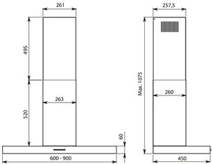 Вытяжка Фалмек MERCURIO EVO 60 фото 3 в Краснодаре Вытяжка Falmec MERCURIO EVO 60 фото 3 в Краснодаре