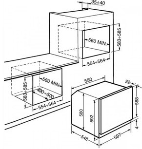Духовой шкаф Smeg SC800GVP9 фото 2 в Краснодаре