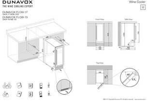 Встраиваемый винный шкаф Дунавокс DAUF-17.58DC фото 2 в Краснодаре Встраиваемый винный шкаф Dunavox DAUF-17.58DC фото 2 в Краснодаре