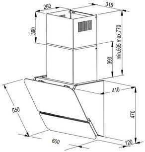 Вытяжка Кертинг KHC 69499 GW фото 4 в Краснодаре Вытяжка Korting KHC 69499 GW фото 4 в Краснодаре