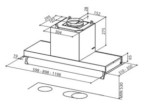 Вытяжка Фабер STILNOVO LUX A60 фото 4 в Краснодаре Вытяжка Faber STILNOVO LUX A60 фото 4 в Краснодаре