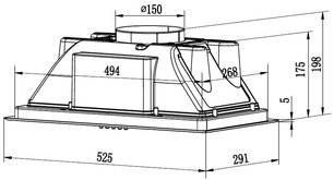 Вытяжка Krona AMELI LIGHT 600 INOX PB фото 2 в Краснодаре Вытяжка Krona AMELI LIGHT 600 INOX PB фото 2 в Краснодаре