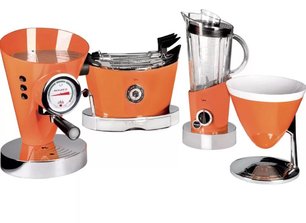 Кофеварка Бугатти Espresso Machine Diva Orange фото 2 в Краснодаре Кофеварка Bugatti Espresso Machine Diva Orange фото 2 в Краснодаре