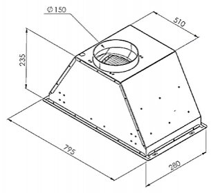 Вытяжка Зигмунд Штайн K 003.71 W фото 2 в Краснодаре Вытяжка Zigmund Shtain K 003.71 W фото 2 в Краснодаре