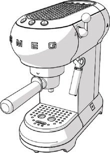 Кофемашина Смег ECF01PGEU фото 4 в Краснодаре Кофемашина Smeg ECF01PGEU фото 4 в Краснодаре