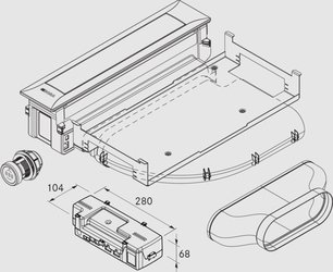 Встраиваемая в столешницу вытяжка БОРА PKA3 фото 2 в Краснодаре Встраиваемая в столешницу вытяжка BORA PKA3 фото 2 в Краснодаре