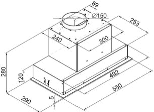 Встраиваемая вытяжка Де Дитрих DHG2684B фото 4 в Краснодаре Встраиваемая вытяжка De Dietrich DHG2684B фото 4 в Краснодаре