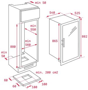 Винный шкаф Тека RVI 35 BLACK-SS фото 2 в Краснодаре Винный шкаф Teka RVI 35 BLACK-SS фото 2 в Краснодаре