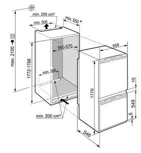 Встраиваемый холодильник Либхер ICBb 5152 фото 3 в Краснодаре Встраиваемый холодильник Liebherr ICBb 5152 фото 3 в Краснодаре