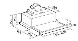 Вытяжка Кертинг KHP 6610 W фото 3 в Краснодаре Вытяжка Korting KHP 6610 W фото 3 в Краснодаре