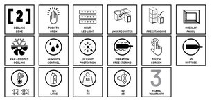Винный шкаф Дунавокс DAUF-45.125DOP.TO фото в Краснодаре Винный шкаф Dunavox DAUF-45.125DOP.TO фото в Краснодаре