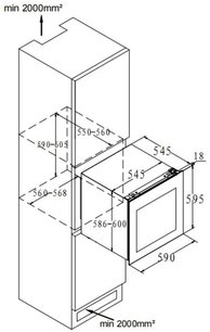 Встраиваемый винный шкаф Кертинг KFW 604 DB GXN фото 3 в Краснодаре Встраиваемый винный шкаф Korting KFW 604 DB GXN фото 3 в Краснодаре