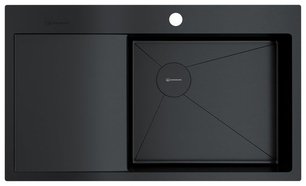 Omoikiri (мойка AKISAME 86 SIDE GB-R + смеситель MIKAWA 2 PLUS-SB GB) фото 2 в Краснодаре