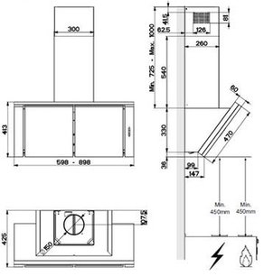 Вытяжка Фабер Scacco X A90 фото 2 в Краснодаре Вытяжка Faber Scacco X A90 фото 2 в Краснодаре