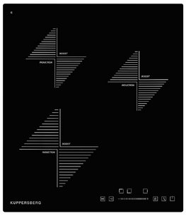 Индукционная варочная панель Kuppersberg ICS 402 фото 2 в Краснодаре