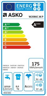 Стиральная машина Аско W2086C.W.P фото 3 в Краснодаре Стиральная машина Asko W2086C.W.P фото 3 в Краснодаре