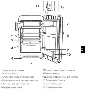 Холодильник Смег FAB10LBL2 фото 3 в Краснодаре Холодильник Smeg FAB10LBL2 фото 3 в Краснодаре