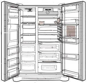 Холодильник Smeg SBS800PO9 фото 3 в Краснодаре