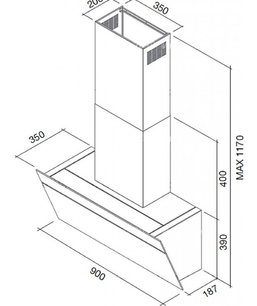 Вытяжка Фалмек Butterfly 90 ix (800) ECP black фото 3 в Краснодаре Вытяжка Falmec Butterfly 90 ix (800) ECP black фото 3 в Краснодаре