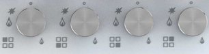 Газовая стеклянная варочная панель Кертинг HGG 6825 CTW фото 3 в Краснодаре Газовая стеклянная варочная панель Korting HGG 6825 CTW фото 3 в Краснодаре