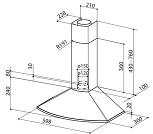 Вытяжка Фабер TENDER X A60 фото 4 в Краснодаре Вытяжка Faber TENDER X A60 фото 4 в Краснодаре