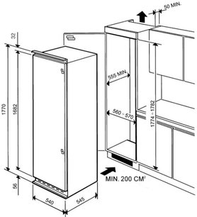 Холодильник Смег FR315APL фото 3 в Краснодаре Холодильник Smeg FR315APL фото 3 в Краснодаре