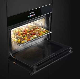 Духовой шкаф комбинированный с пароваркой Смег SF4604VCNX1 фото 4 в Краснодаре Духовой шкаф комбинированный с пароваркой Smeg SF4604VCNX1 фото 4 в Краснодаре