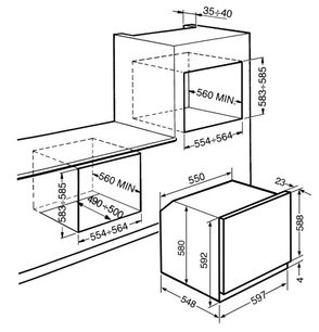 Духовой шкаф Смег SFP140B фото 2 в Краснодаре Духовой шкаф Smeg SFP140B фото 2 в Краснодаре