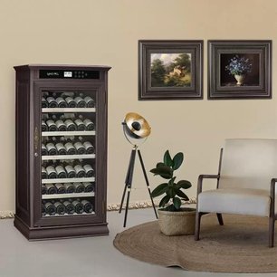 Винный шкаф Мэйвел MV69-WD1-C (Dark Chocolate) фото 2 в Краснодаре Винный шкаф Meyvel MV69-WD1-C (Dark Chocolate) фото 2 в Краснодаре